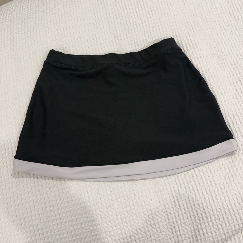 Black and White Athletic Skirt